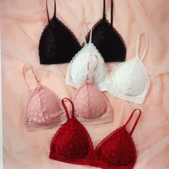 Other - SOLD OUT ! ! Floral lace bras by Marcellas boutique 💕 all 4 !